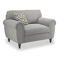 Jessie Grey Snuggle Armchair from Roseland Furniture