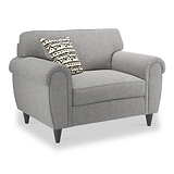 Jessie Grey Snuggle Armchair from Roseland Furniture