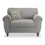 Jessie Grey Snuggle Living Room Chair