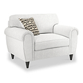 Jessie Ivory Snuggle Armchair from Roseland Furniture