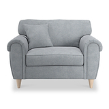 Harry Light Blue Snuggle Living Room Chair