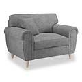 Harry Dark Grey Snuggle Armchair from Roseland Furniture