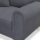 Harry Navy Snuggle Armchair