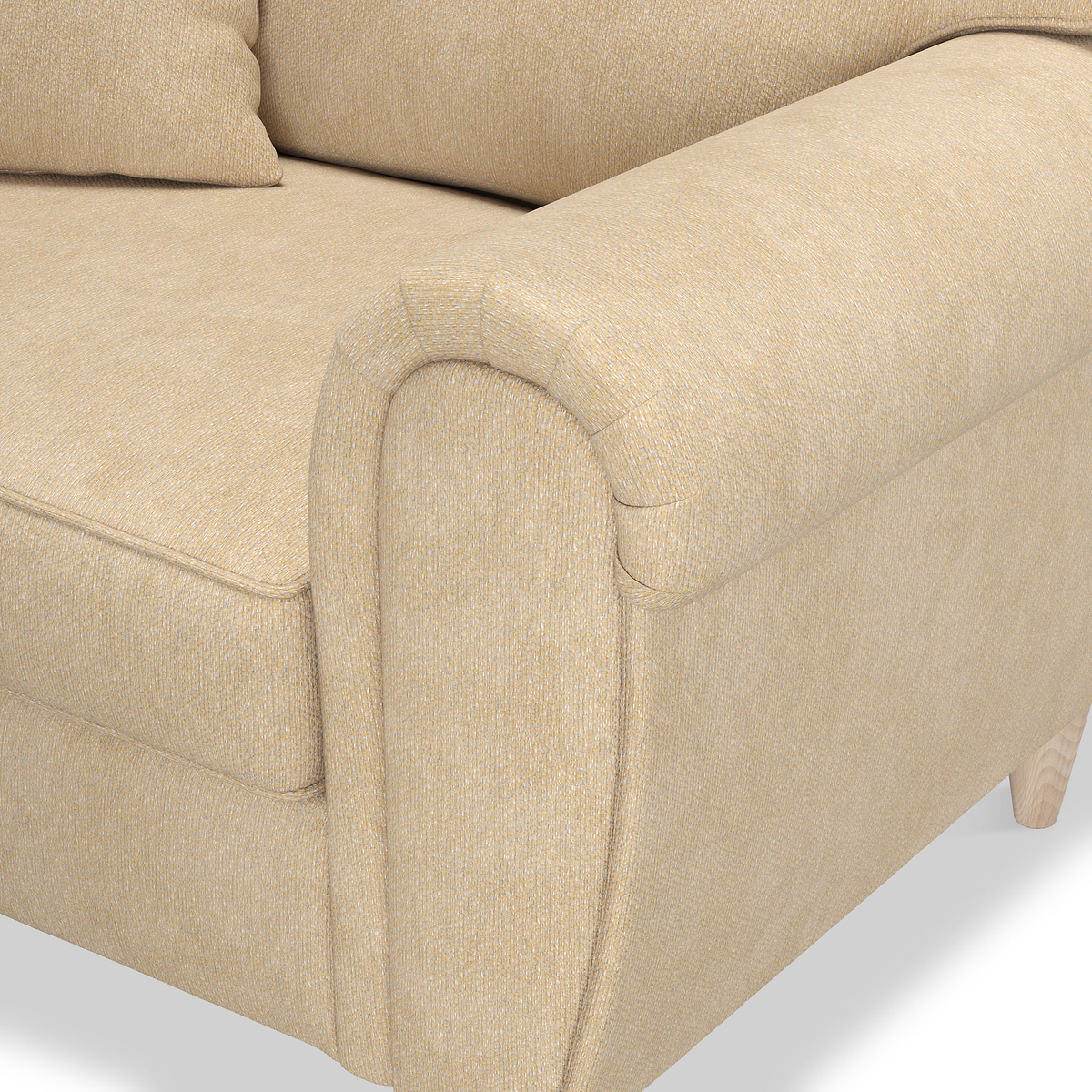 Harry Yellow Snuggle Armchair