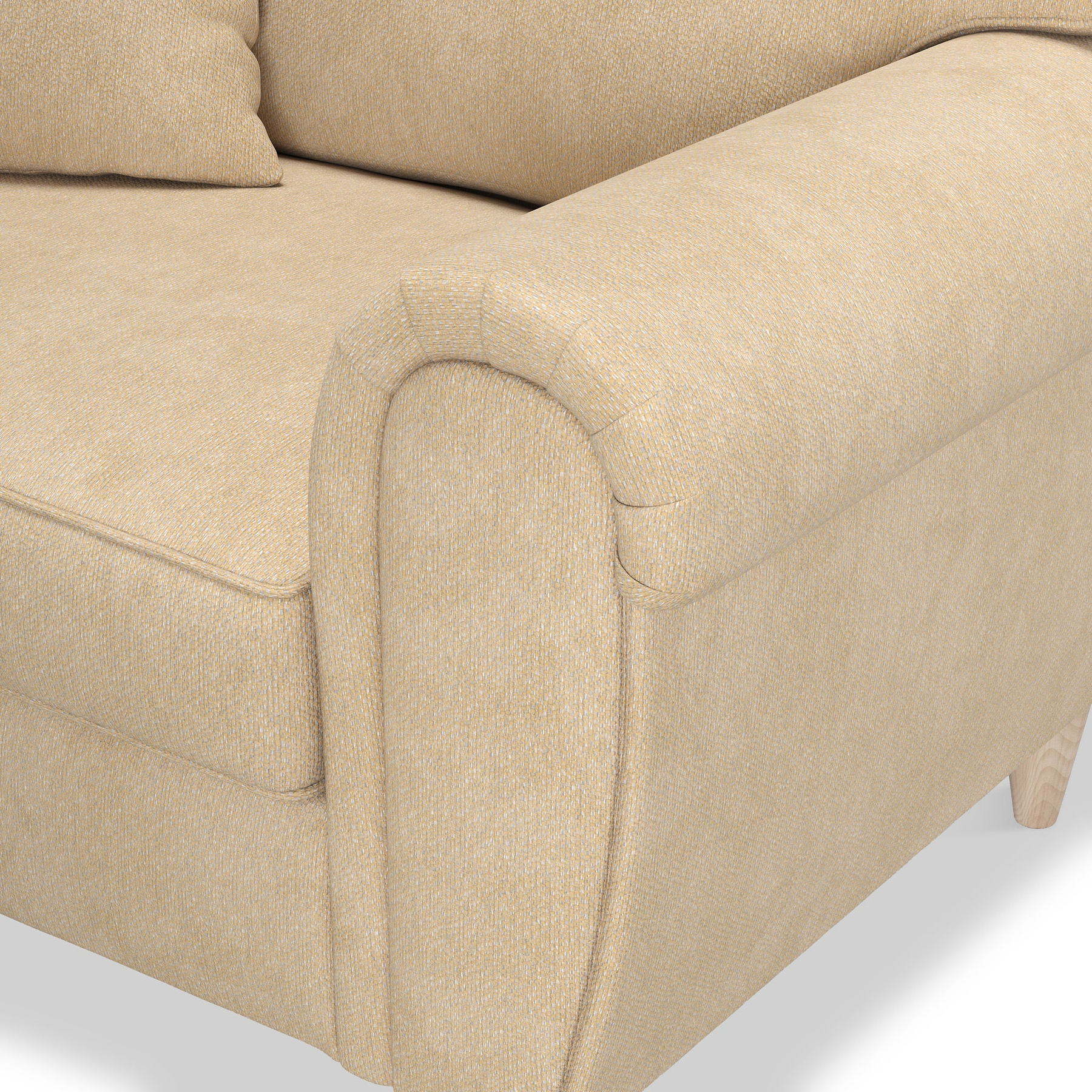 Harry Yellow Snuggle Armchair