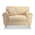 Harry Yellow Snuggle Living Room Chair