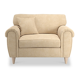 Harry Yellow Snuggle Living Room Chair