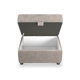 Jessie Mink Small Storage Footrest