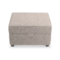 Jessie Mink Small Storage Pouffe 
