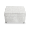 Jessie Ivory Small Storage Footstool
