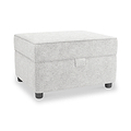 Jessie Ivory Small Storage Footstool from Roseland Furniture