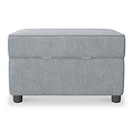 Harry Light Blue Small Storage Footstool