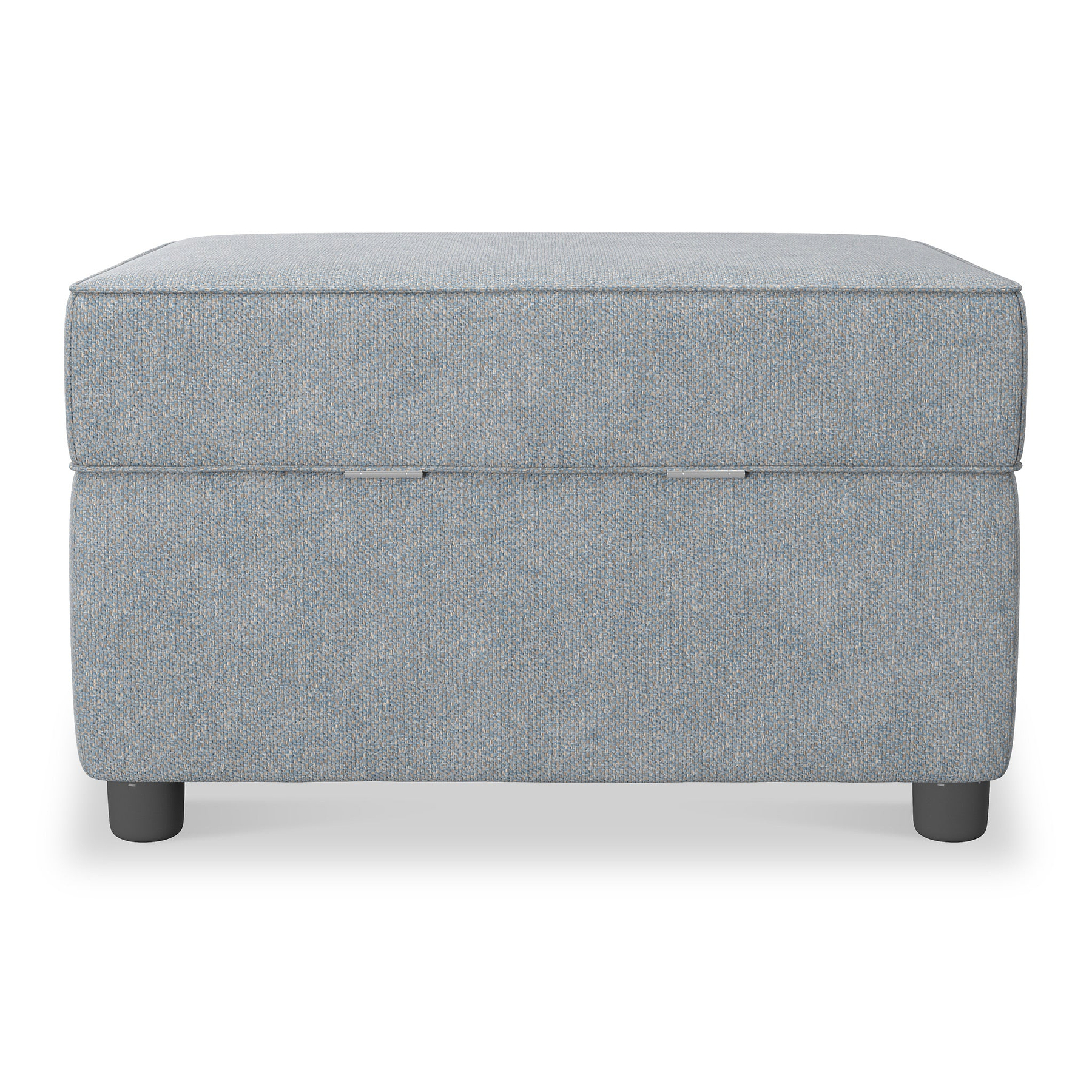 Harry Light Blue Small Storage Footstool