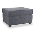 Harry Navy Small Storage Footstool from Roseland Furniture