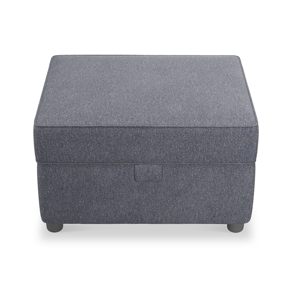 Harry Navy Small Storage Footstool 