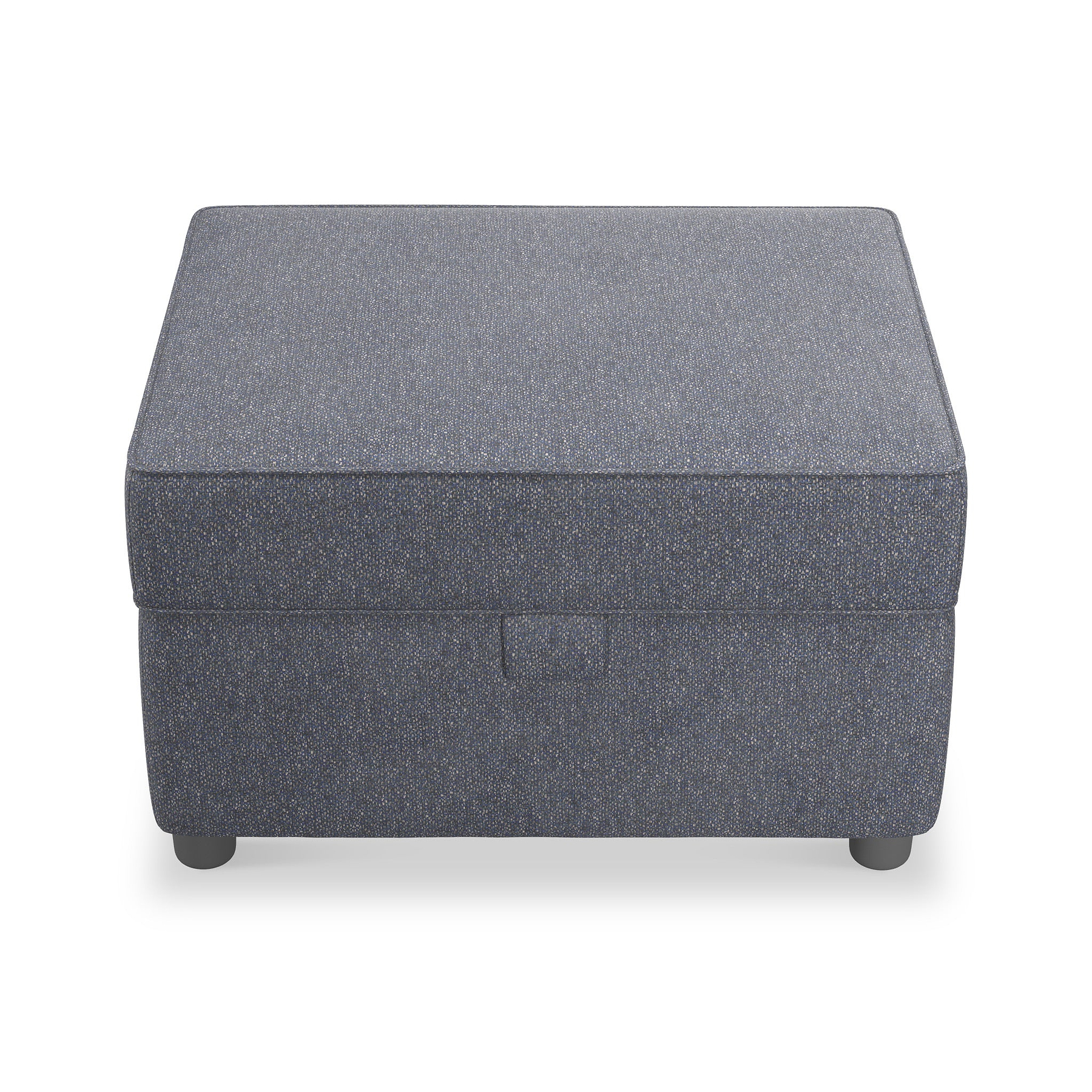 Harry Navy Small Storage Footstool 