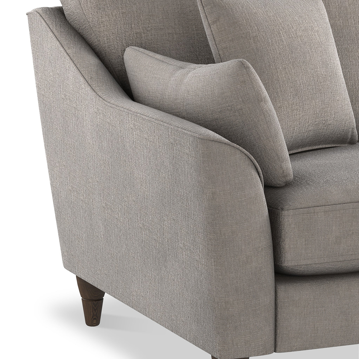 Charice Fog Grey 3 Seater Sofa