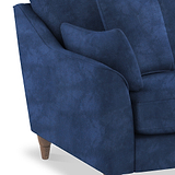 Charice Navy 3 Seater Sofa