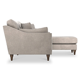 Charice Fog Grey Right Hand Chaise Sofa