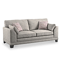 Jules Mist Grey 3 Seater Sofa from Roseland Furniture