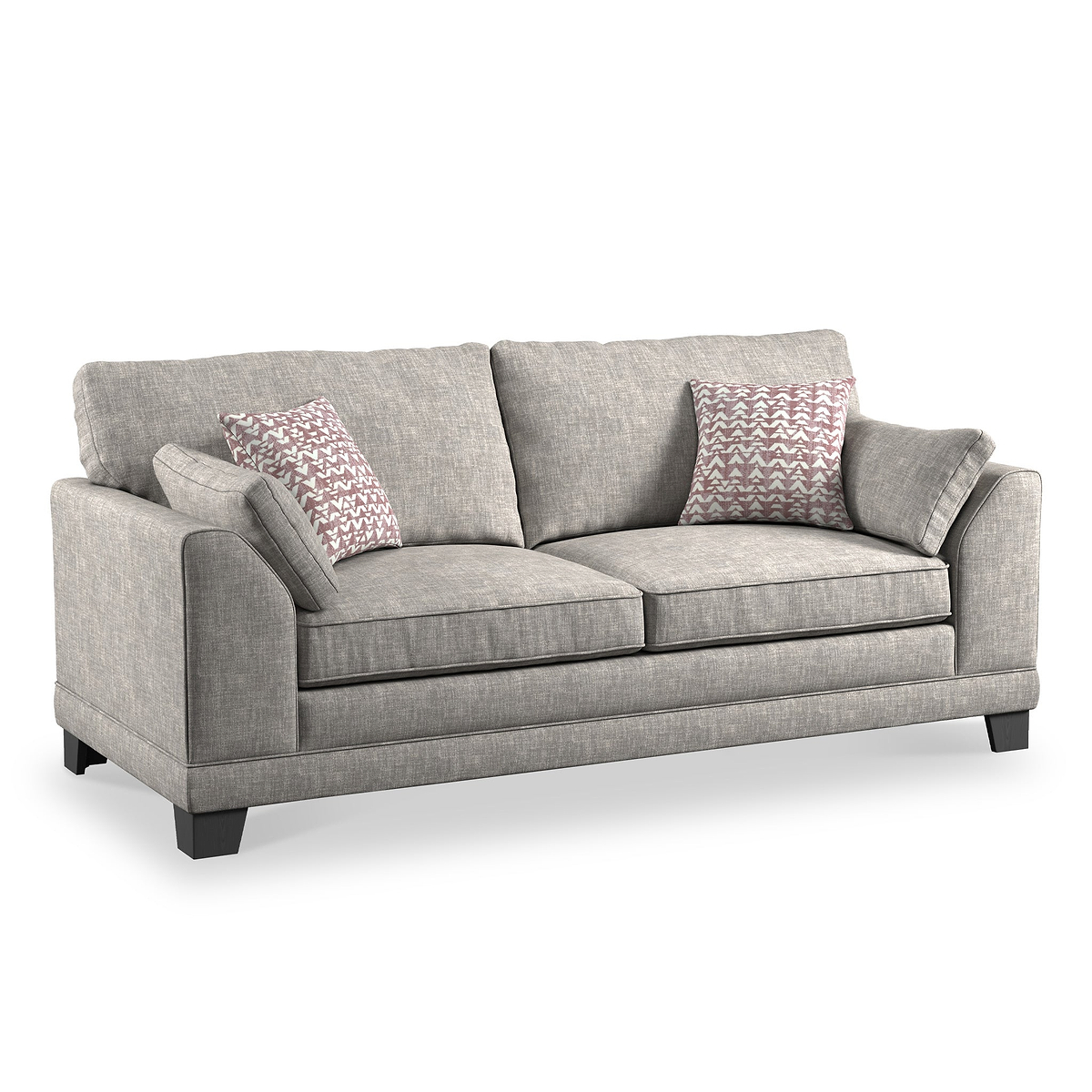 Jules Mist Grey 3 Seater Sofa from Roseland Furniture