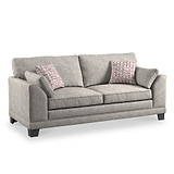 Jules Mist Grey 3 Seater Sofa from Roseland Furniture