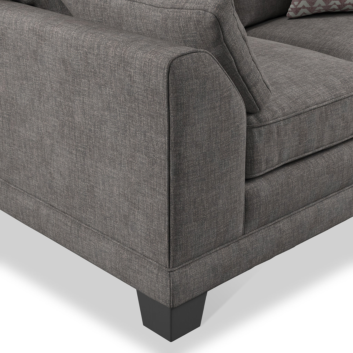 Jules Charcoal Left Hand Corner Sofa