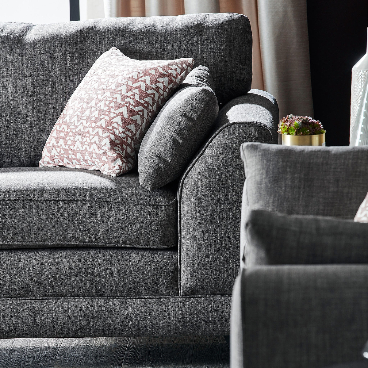 Jules Charcoal Corner Sofa