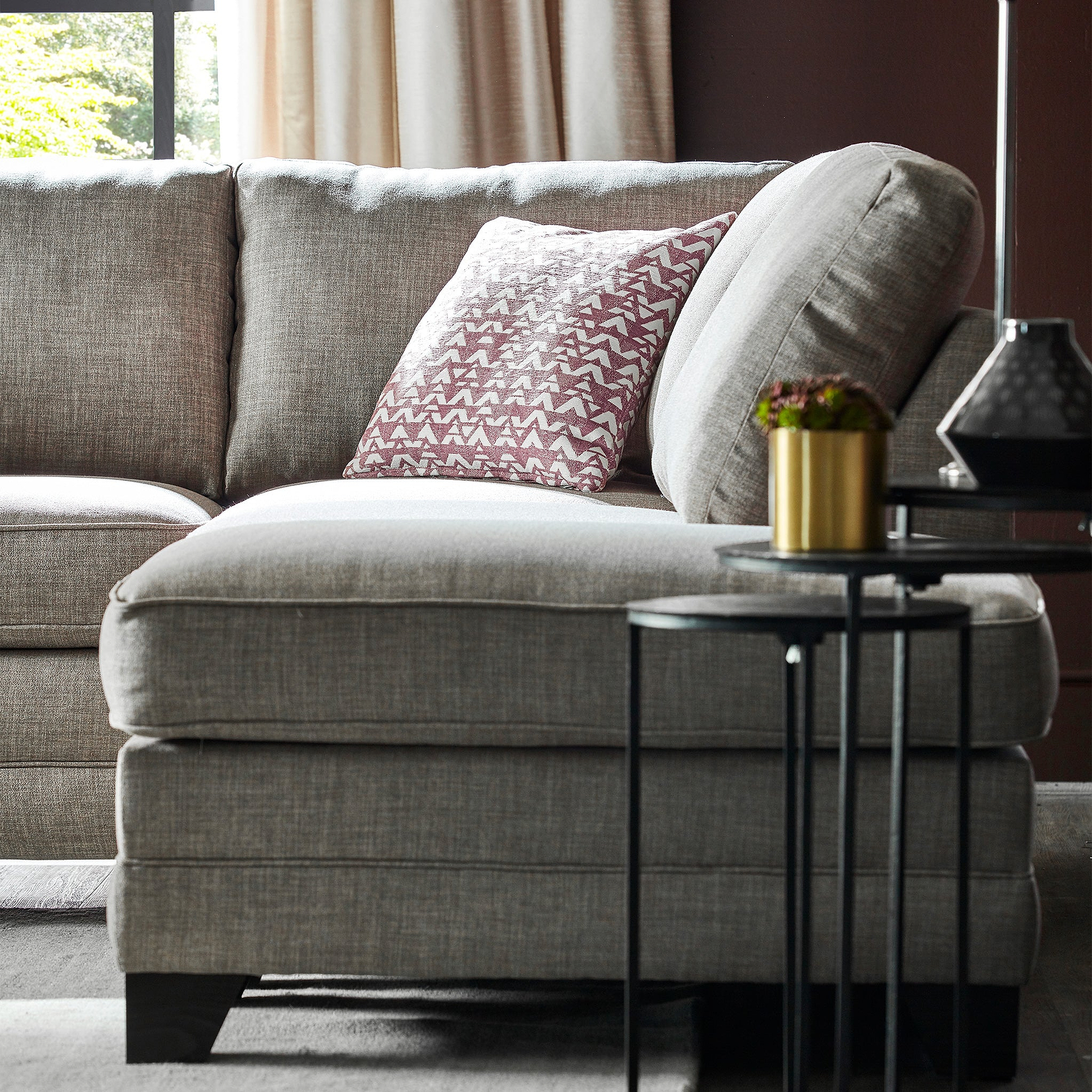 Jules Mist Grey Right Hand Corner Sofa