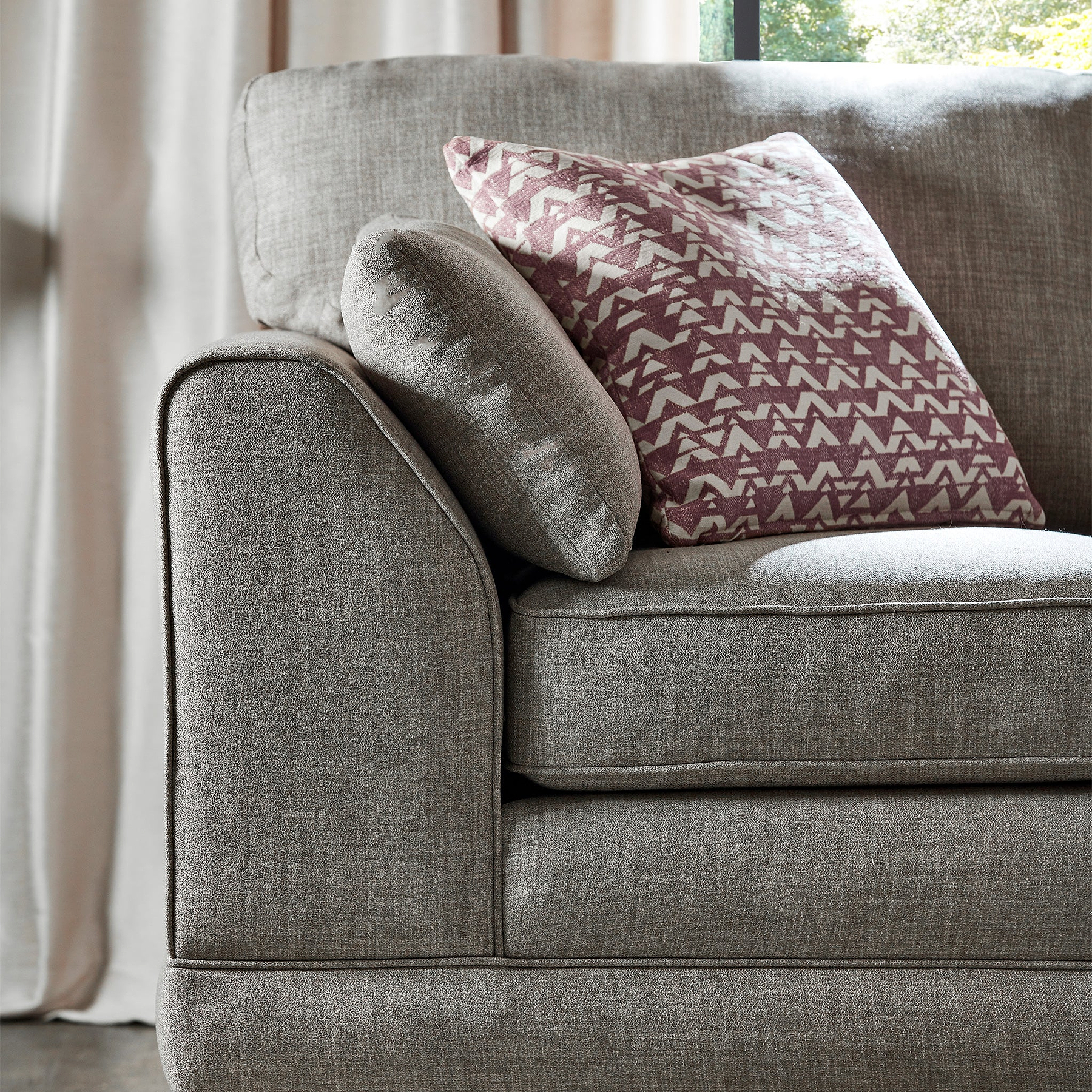 Jules Mist Grey Corner Sofa