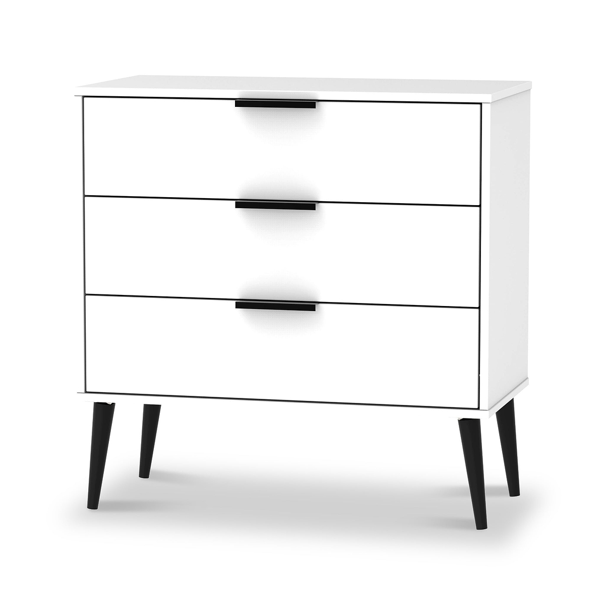 Asher White 3 Drawer Storage Chest from Roseland Furniture