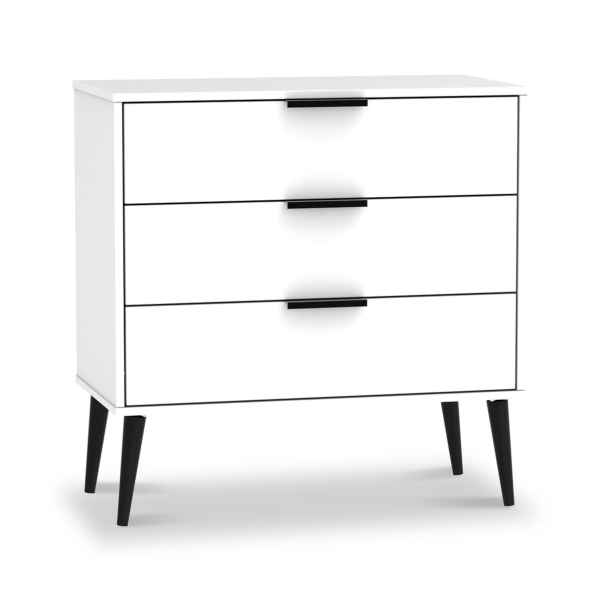 Asher White 3 Drawer Storage Chest from Roseland Furniture
