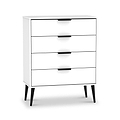 Asher White 4 Drawer Storage Chest from Roseland Furniture
