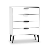 Asher White 4 Drawer Storage Chest from Roseland Furniture