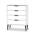 Asher White 4 Drawer Storage Chest from Roseland Furniture