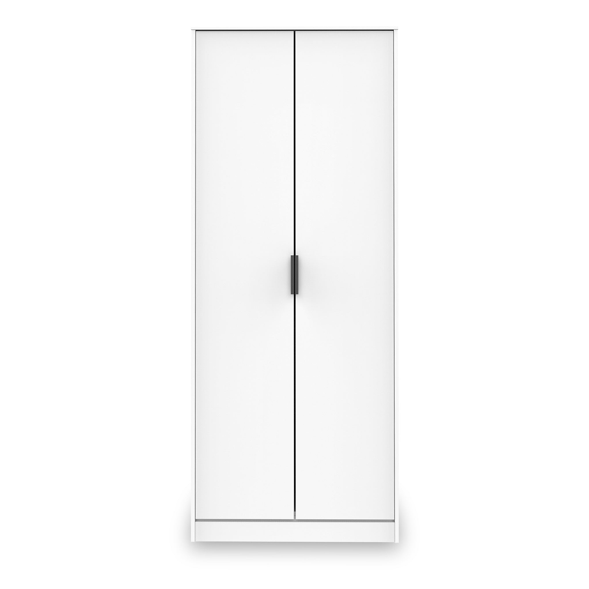 Asher White 2 Door Double Wardrobe from Roseland Furniture