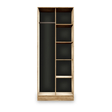 Asher Light Open Shelf Storage Unit from Roseland Furniture