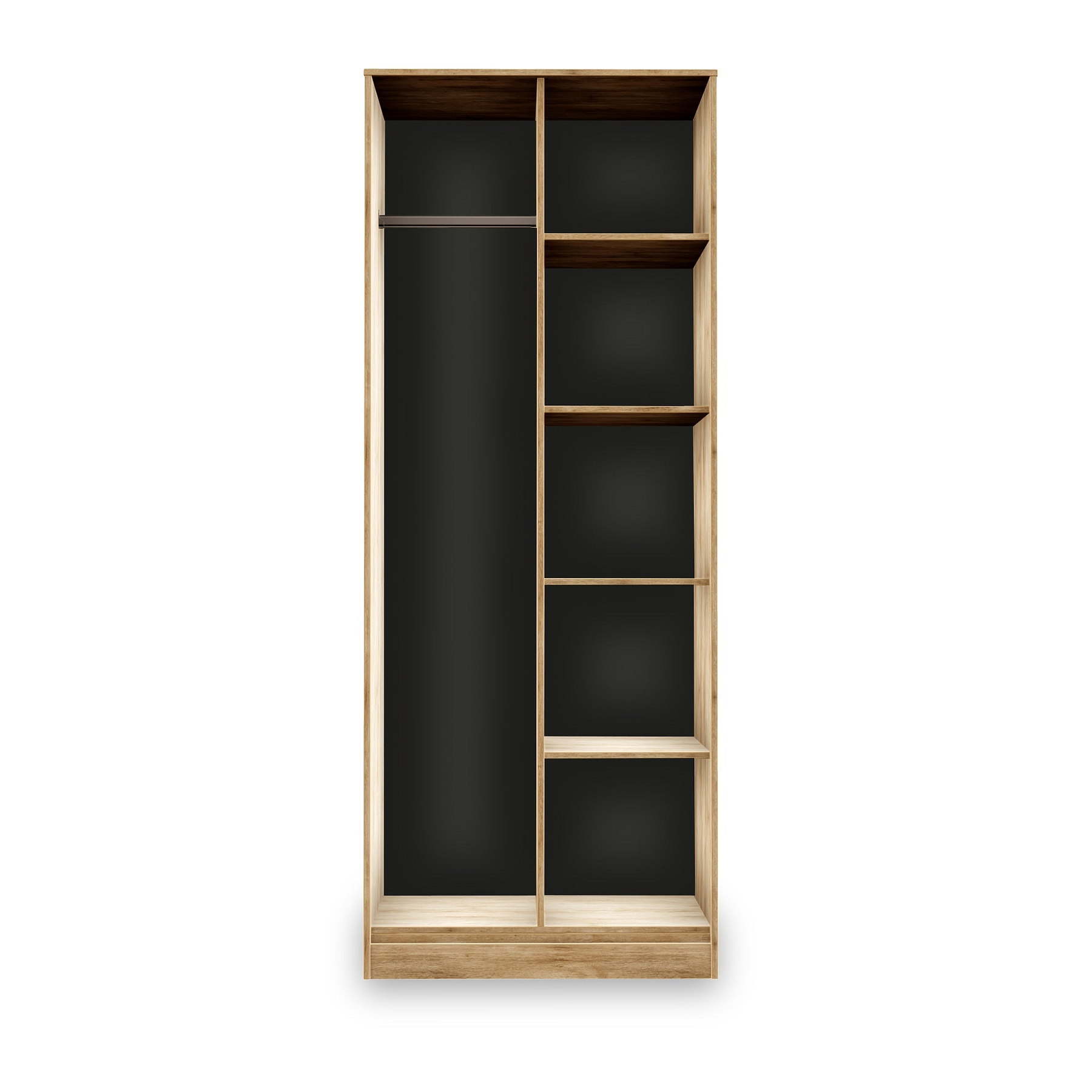 Asher Light Open Shelf Storage Unit from Roseland Furniture