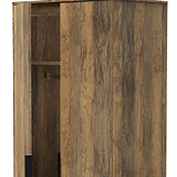 Moreno Rustic Oak 2 Door Double Wardrobe