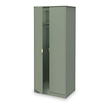Moreno Olive Green 2 Door Double Wardrobe with shelf