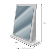 Talland White Mirror from Roseland size