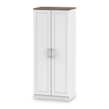 Talland White 2 Door Wardrobe from Roseland