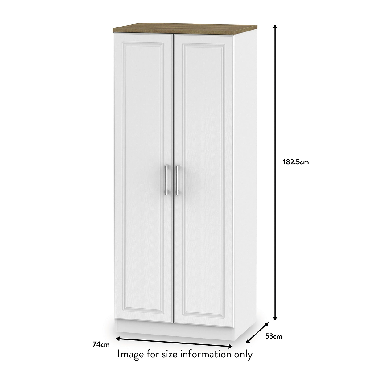 Talland White 3 Piece Bedroom Set from Roseland size