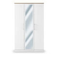 Talland White Triple Wardrobe from Roseland