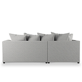 Tisha Grey Left Hand Corner Sofa