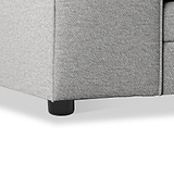 Tisha Grey Left Hand Corner Sofa