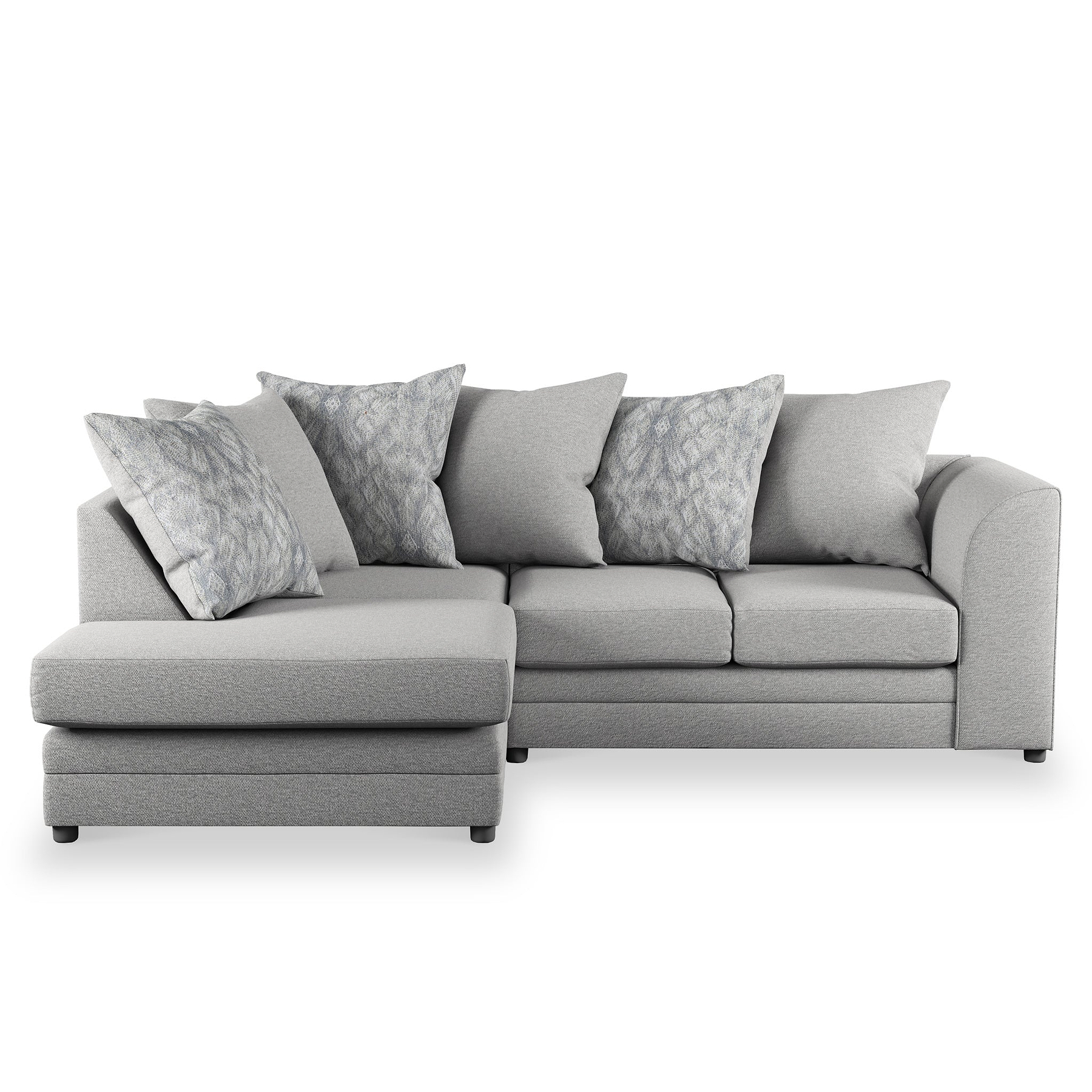 Tisha Grey Left Hand Corner couch
