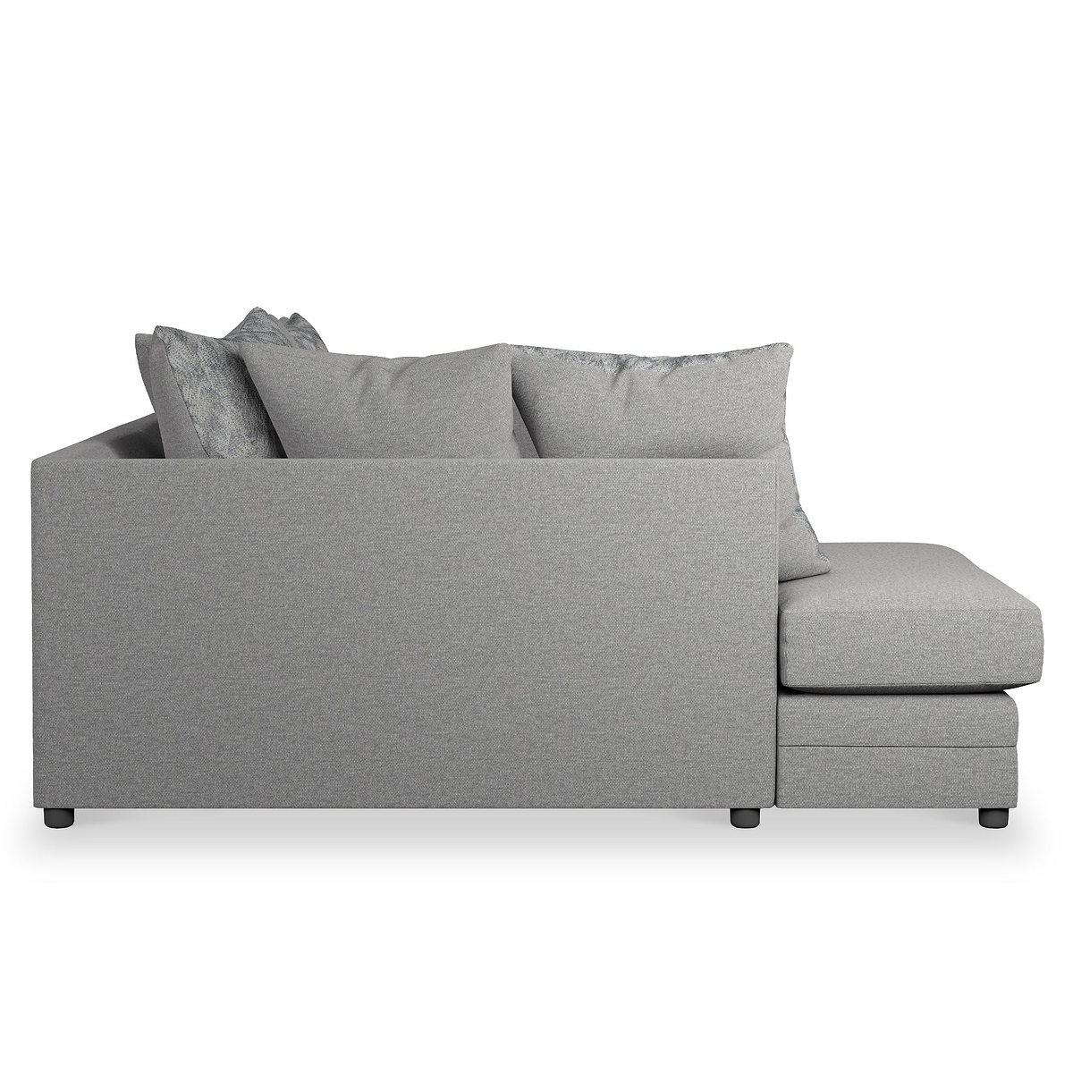 Tisha Grey Left Hand Corner Sofa