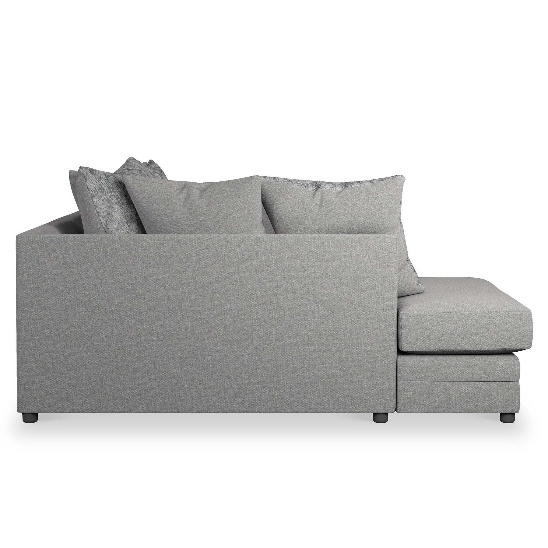 Tisha Grey Left Hand Corner Sofa