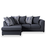 Tisha Navy Left Hand Corner Sofa